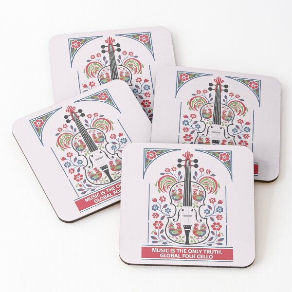 Item preview, Music Is the Only Truth – Folk Cello - Global Folk Art designed and sold by Art-Arcade6.