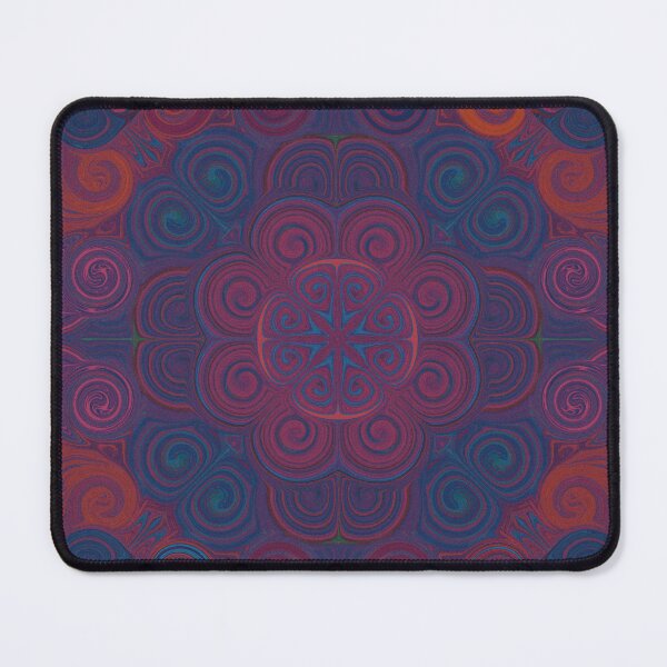 Item preview, mandala art dark colors designed and sold by Feral Lines Studio .
