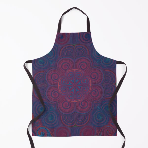 Item preview, mandala art dark colors designed and sold by Feral Lines Studio .