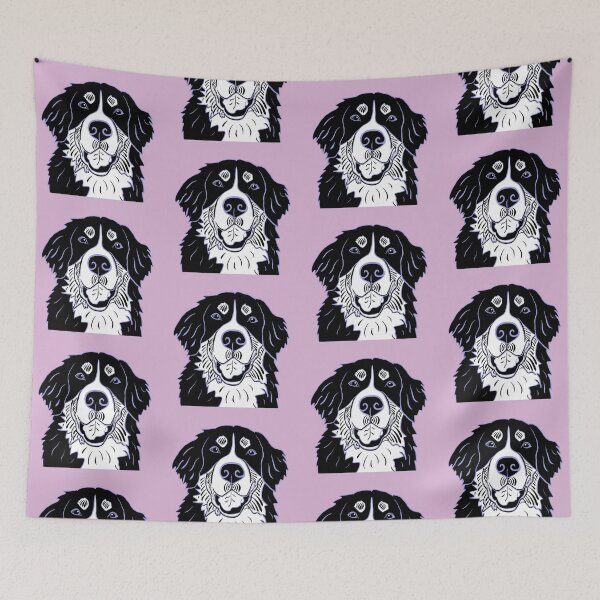 Item preview, Bernese Mountain Dog Stencil designed and sold by KantstandyaC.