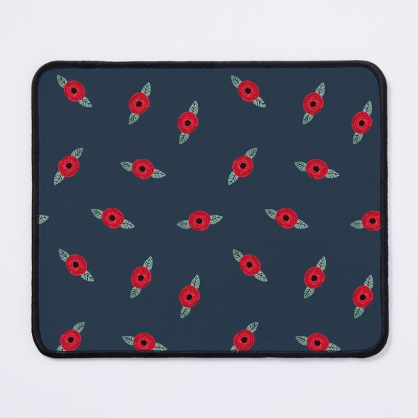 Item preview, Hand Drawn Roses on Navy designed and sold by Road Home Quilting.