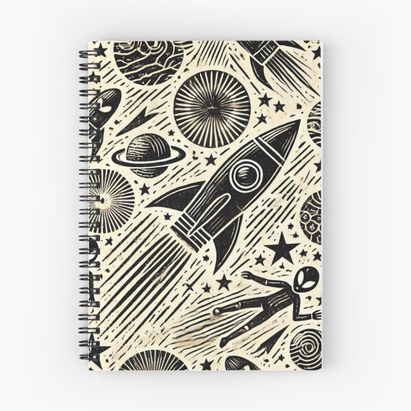 Item preview, space themed pattern designed and sold by TEEJAMBOREE.