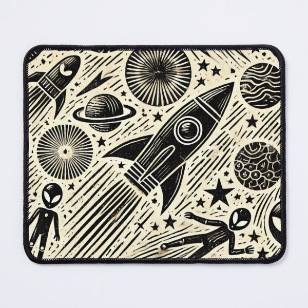 Item preview, space themed pattern designed and sold by TEEJAMBOREE.