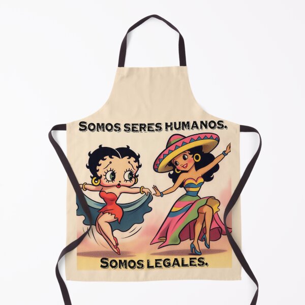 Item preview, Somos Seres, Humanos Somos Legales (We Are Human Beings, We Are Legal) – Arte Latina Estilo Retro Cartoon Camiseta y Sticker designed and sold by DiamondSkyShirt.