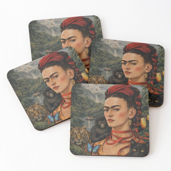 Item preview, Frida Kahlo Red Ribbon designed and sold by Muycote.