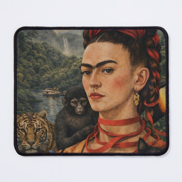 Item preview, Frida Kahlo Red Ribbon designed and sold by Muycote.