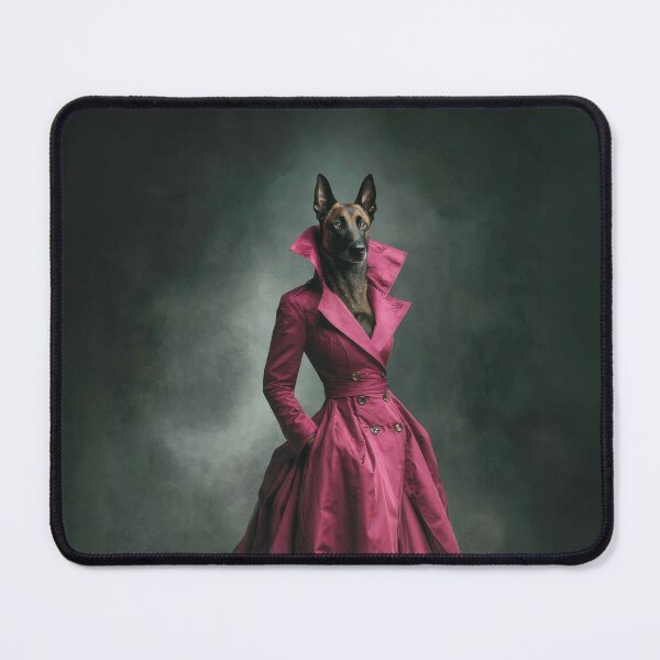 Item preview, Belgian Malinois in Pink Dress designed and sold by AImazeD.