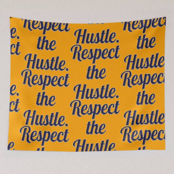 Item preview, Respect the Hustle Script Design – Motivational Work Quote Shirt designed and sold by Topoartispp.