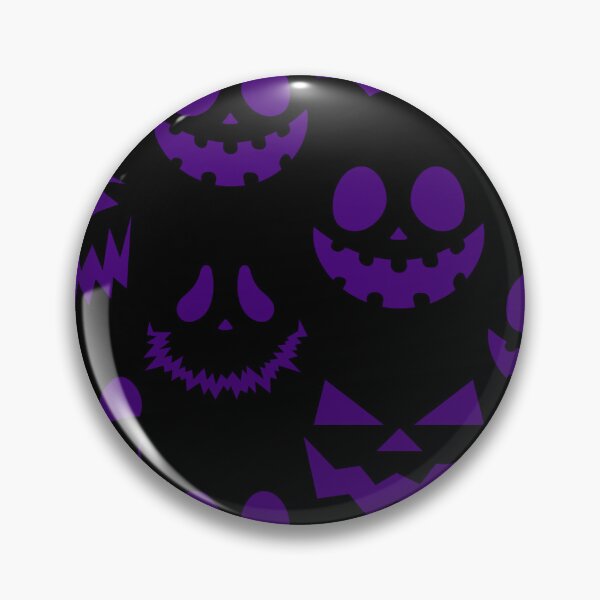 Item preview, Purple Spooky Faces Halloween Pattern designed and sold by RDON07.