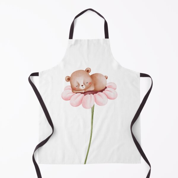 Item preview, Watercolor Teddy Bear Flower - Adorable Spring Vibe designed and sold by FuzionRaptor.