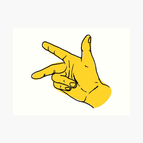Right Hand Rules! Art Print