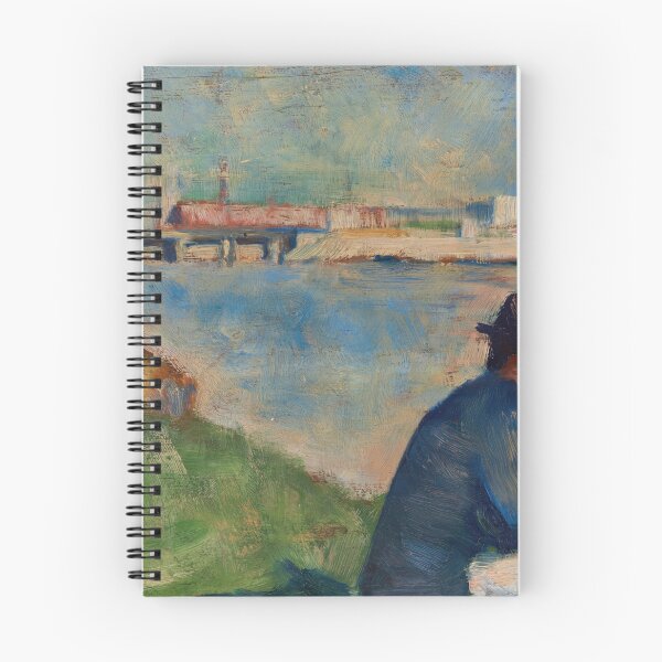 Item preview, Study for Bathers at Asnières by Georges Seurat: Neo Impressionist River Scene designed and sold by artofuniverse.