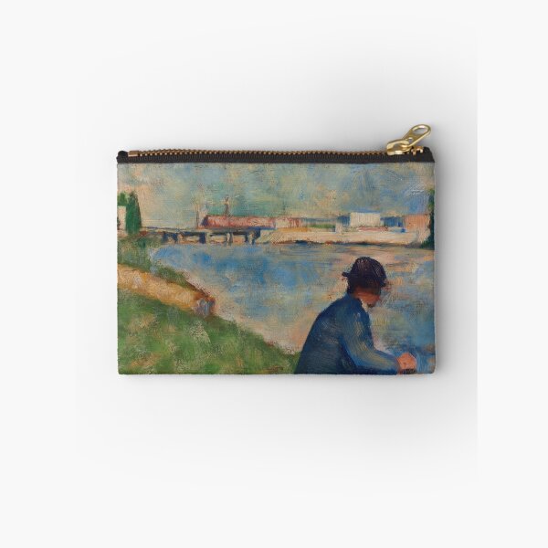 Item preview, Study for Bathers at Asnières by Georges Seurat: Neo Impressionist River Scene designed and sold by artofuniverse.