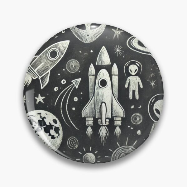 Item preview, space themed pattern designed and sold by TEEJAMBOREE.