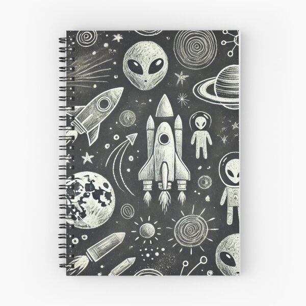 Item preview, space themed pattern designed and sold by TEEJAMBOREE.