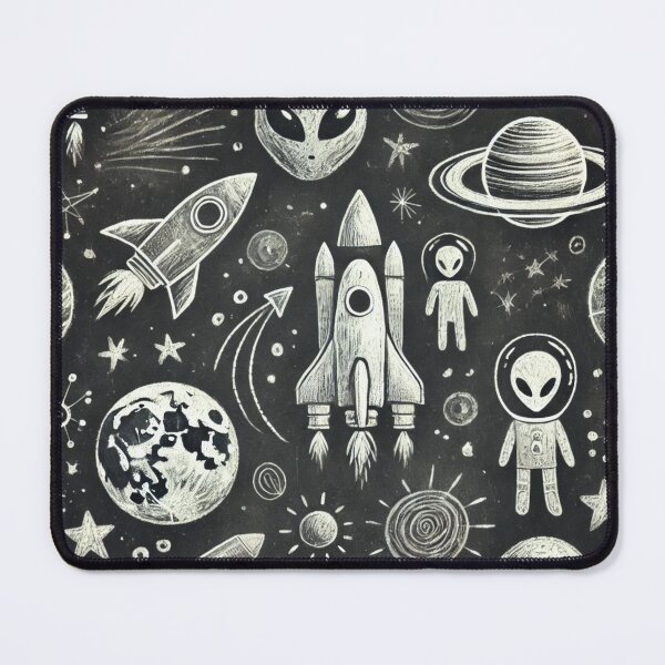 Item preview, space themed pattern designed and sold by TEEJAMBOREE.