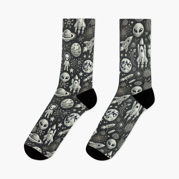 Item preview, space themed pattern designed and sold by TEEJAMBOREE.
