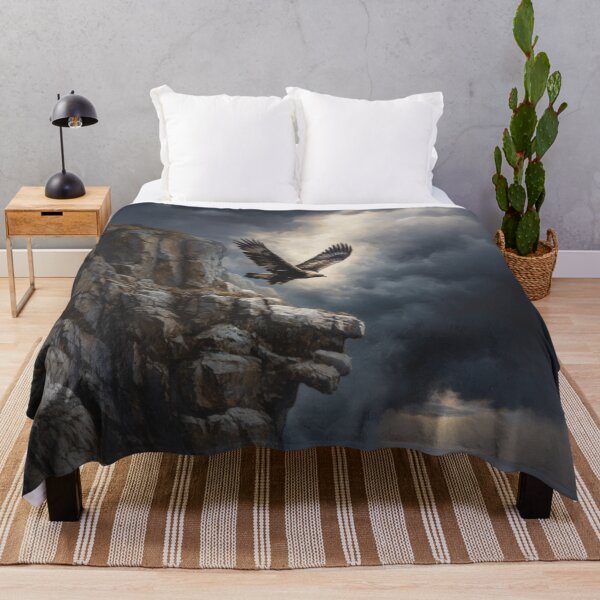 Item preview, A powerful Golden Eagle descending toward rocky cliffs, Birds in Motion designed and sold by CDC40.