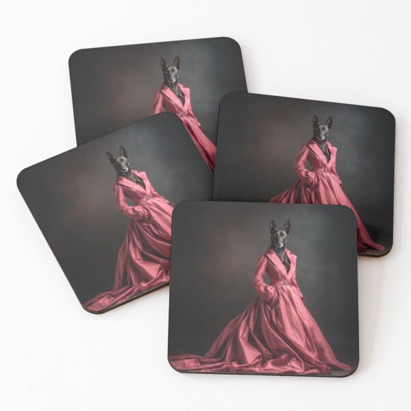 Item preview, Belgian Malinois in Pink Dress designed and sold by AImazeD.