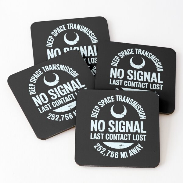 Item preview, No Signal – Deep Space Mission Patch Design designed and sold by Wild Pixel Studio.