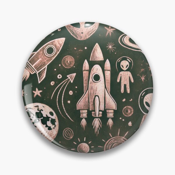 Item preview, space themed pattern designed and sold by TEEJAMBOREE.