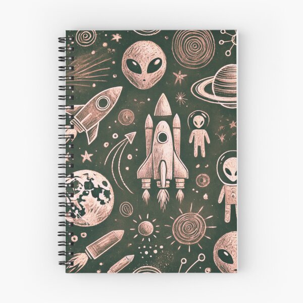 Item preview, space themed pattern designed and sold by TEEJAMBOREE.