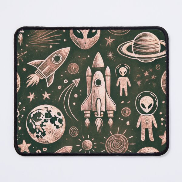 Item preview, space themed pattern designed and sold by TEEJAMBOREE.