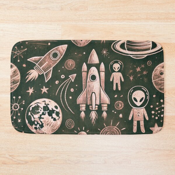 Item preview, space themed pattern designed and sold by TEEJAMBOREE.