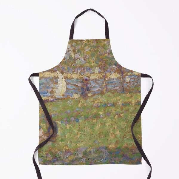 Item preview, Study for La Grande Jatte by Georges Seurat: Neo Impressionist River Scene designed and sold by artofuniverse.