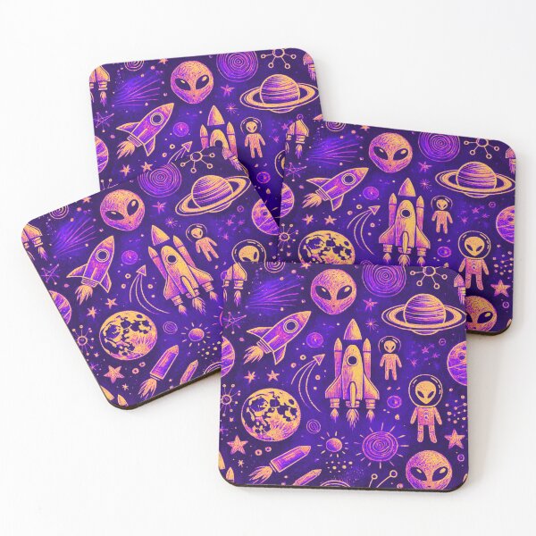 Item preview, space themed pattern designed and sold by TEEJAMBOREE.