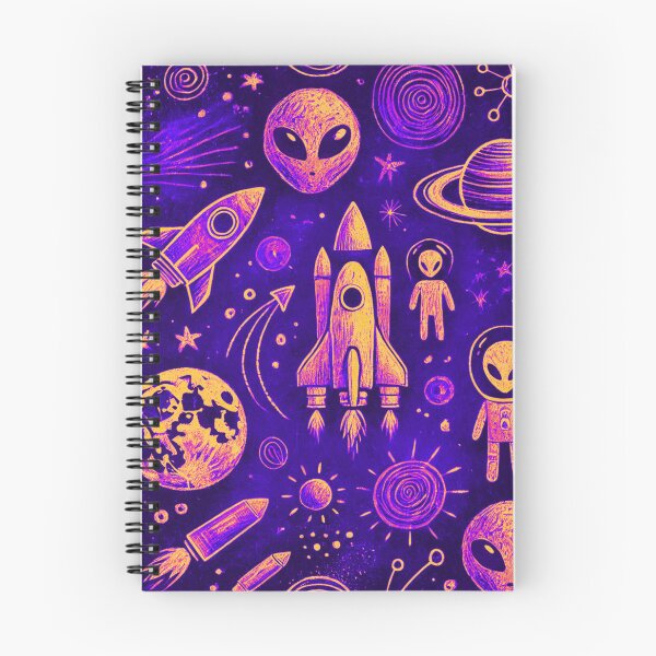 Item preview, space themed pattern designed and sold by TEEJAMBOREE.