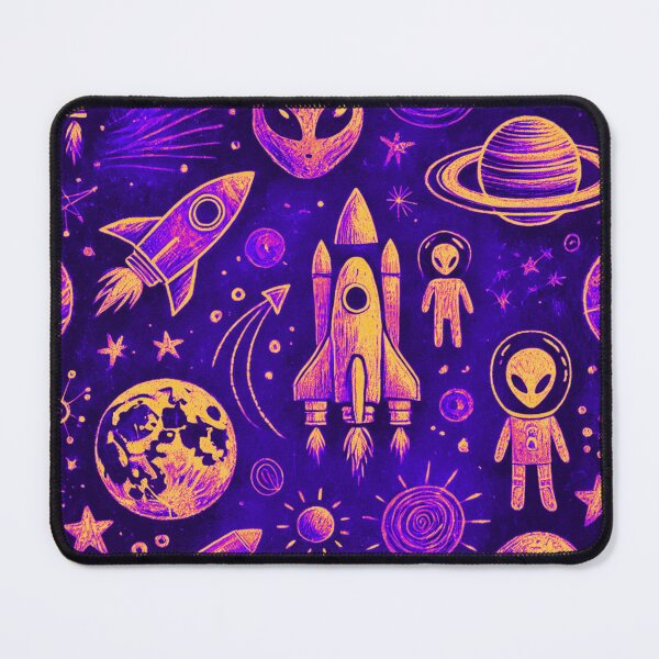 Item preview, space themed pattern designed and sold by TEEJAMBOREE.