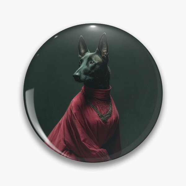 Item preview, Belgian Malinois in Pink Dress designed and sold by AImazeD.