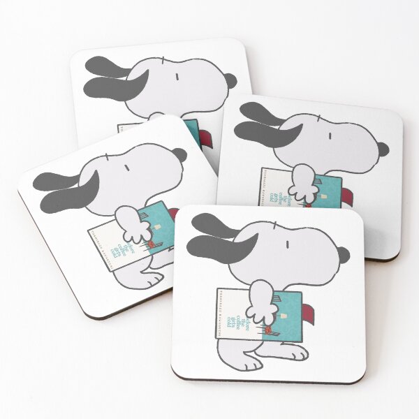 Item preview, snoopy reading before the coffee gets cold designed and sold by liveawhimsylife.