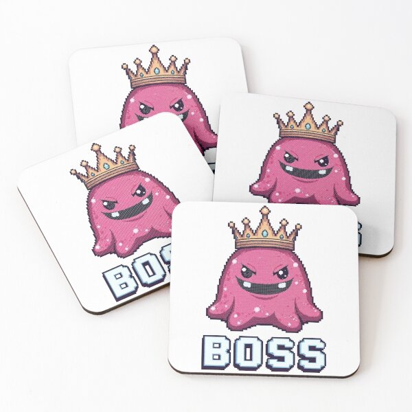 Item preview, Slime Boss – Cute Retro Pixel Monster Design designed and sold by Dhenin Studio.
