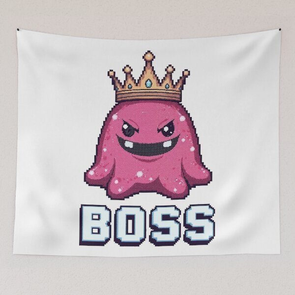 Item preview, Slime Boss – Cute Retro Pixel Monster Design designed and sold by Dhenin Studio.