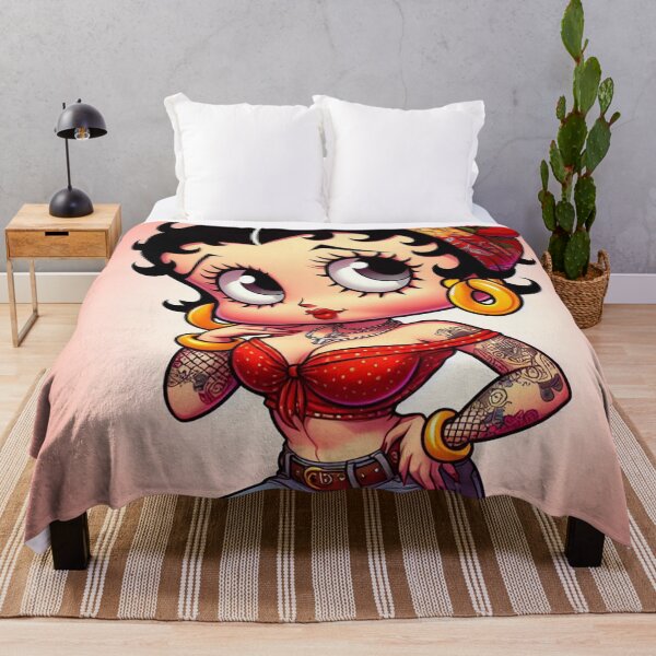 Item preview, Betty Boop Chola Style Latina Cartoon – Retro Pin-Up Tattoo Art T-Shirt & Sticker designed and sold by DiamondSkyShirt.