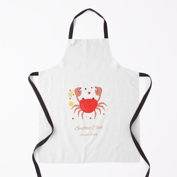 Item preview, Seafood Lovers Club – Colorful Crab Illustration Ocean Design designed and sold by gluxdesing.