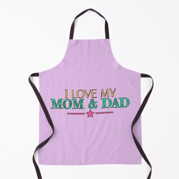 Item preview, I Love My Mom and Dad - Emotional Family Phrase - Gift Design for Parents - Family Love designed and sold by AstronautMerch.