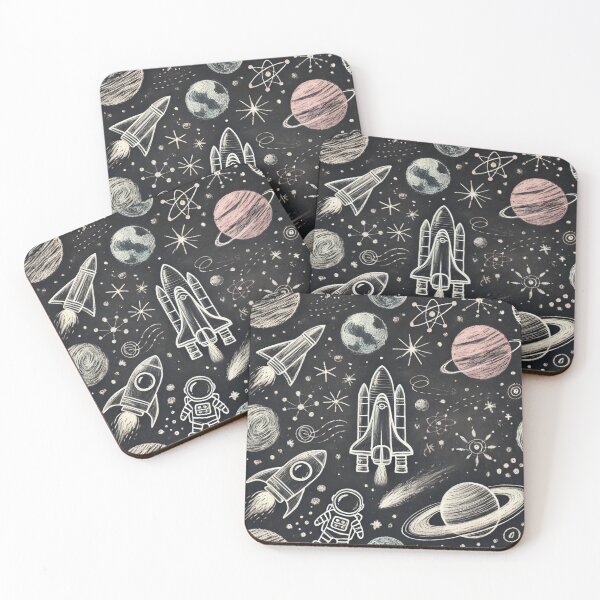 Item preview, space themed pattern designed and sold by TEEJAMBOREE.