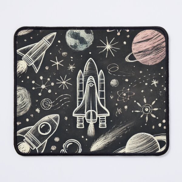 Item preview, space themed pattern designed and sold by TEEJAMBOREE.