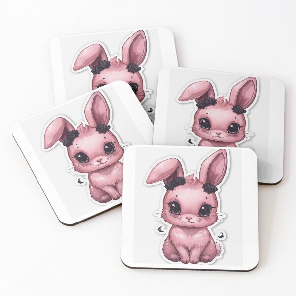 Item preview, Cute Gothic Bunny Dark Kawaii Art designed and sold by FredyDesignHub.