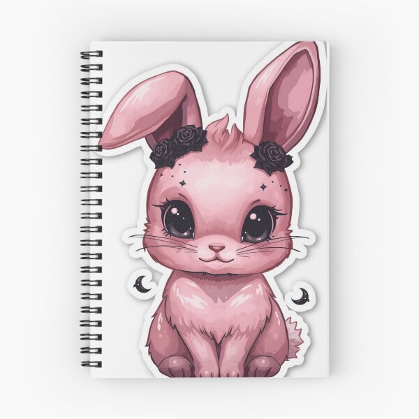 Item preview, Cute Gothic Bunny Dark Kawaii Art designed and sold by FredyDesignHub.