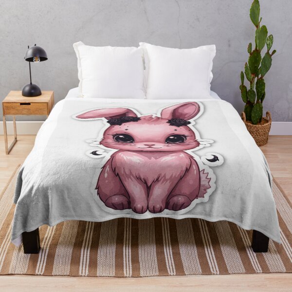 Item preview, Cute Gothic Bunny Dark Kawaii Art designed and sold by FredyDesignHub.