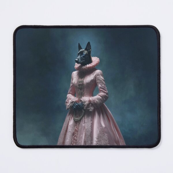 Item preview, Belgian Malinois in Pink Dress designed and sold by AImazeD.