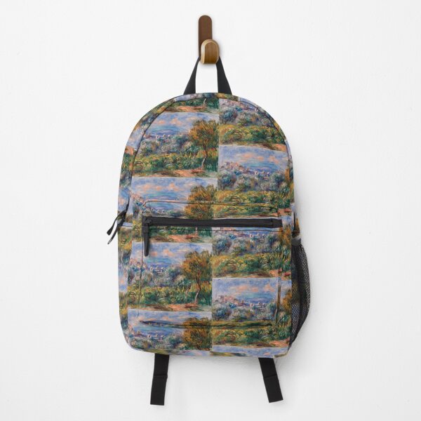 Item preview, Landscape by Pierre-Auguste Renoir: Sunlit Impressionist Hillside Print designed and sold by artofuniverse.