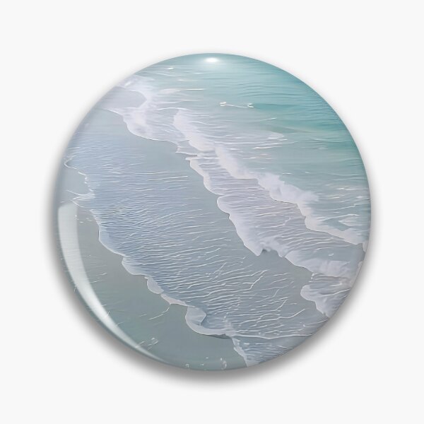 Item preview, Azure Rhythms: Seagulls Over Pastel Ocean Waves designed and sold by Serene Strokes Art.