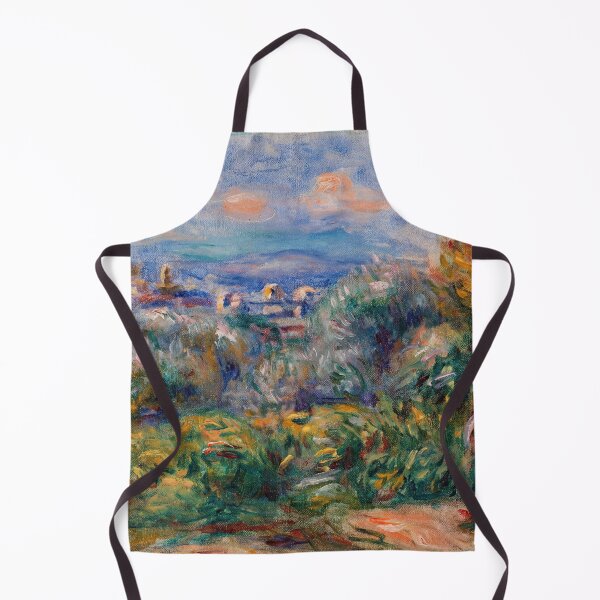 Item preview, Landscape by Pierre-Auguste Renoir: Sunlit Impressionist Hillside Print designed and sold by artofuniverse.