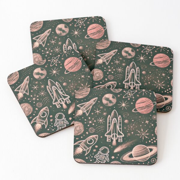 Item preview, space themed pattern designed and sold by TEEJAMBOREE.