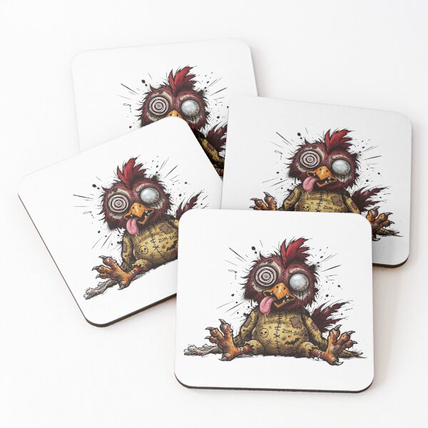 Item preview, Crazy Zombie Chicken - Grunge Punk Horror Art designed and sold by M.Store.
